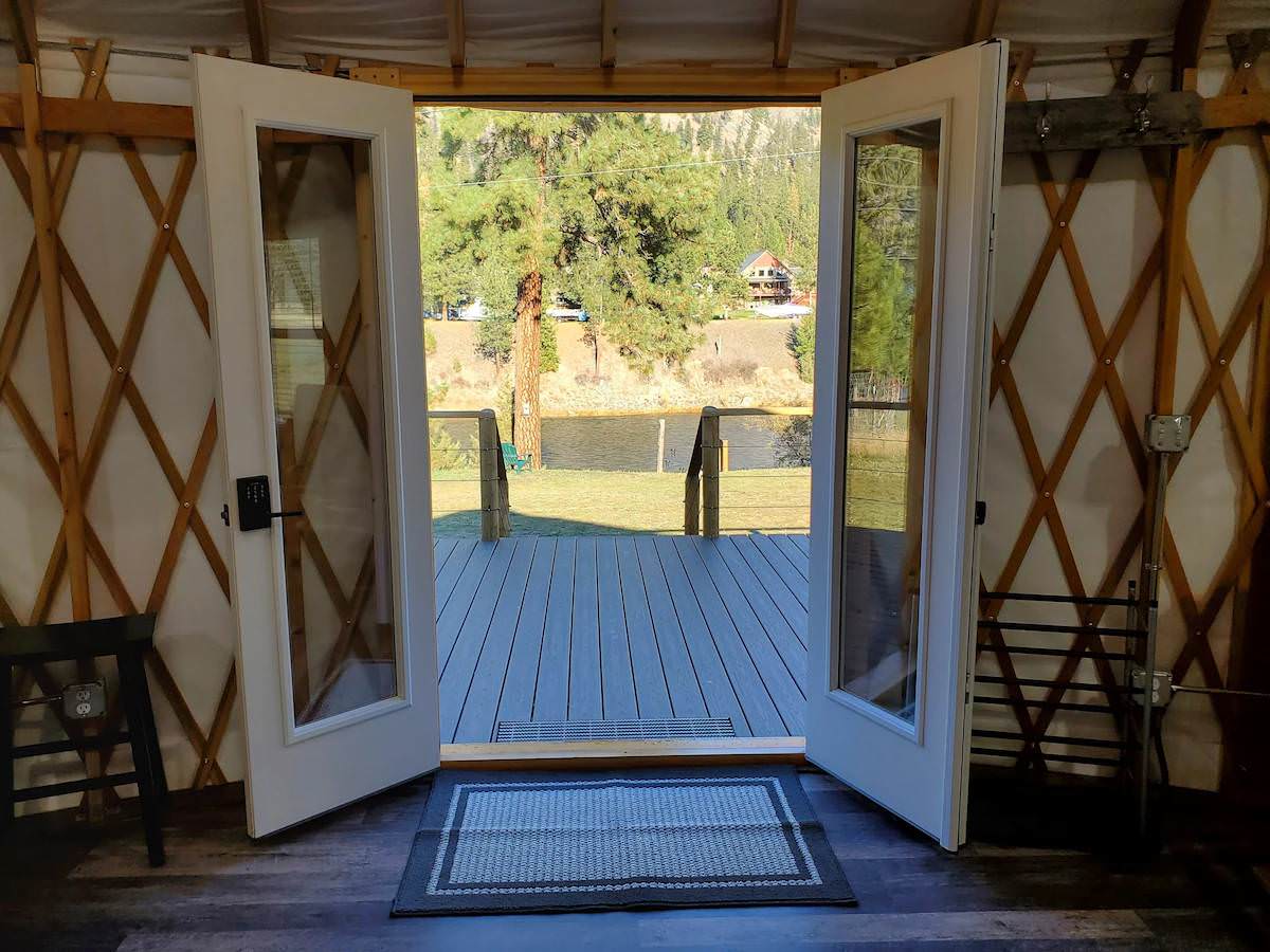 Yurt on the Clark Fork River