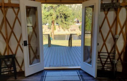 Yurt on the Clark Fork River